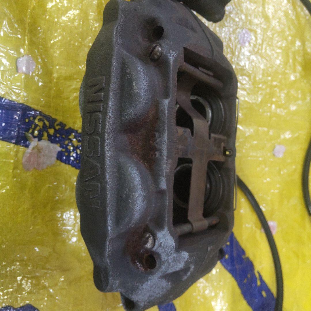 日産 純正 4ポッドブレーキキャリパー 過去にOHありシルビア対抗キャリパー