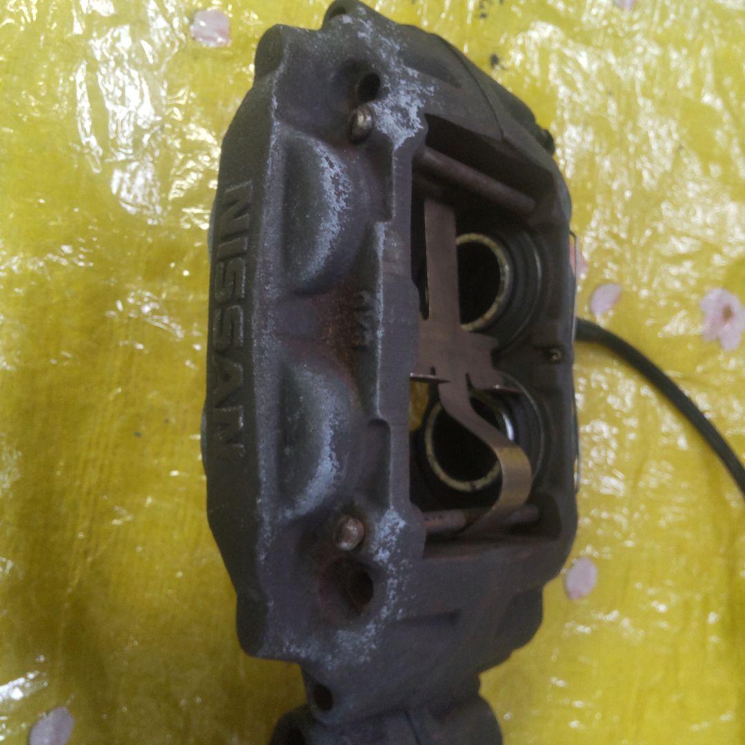 日産 純正 4ポッドブレーキキャリパー 過去にOHありシルビア対抗キャリパー