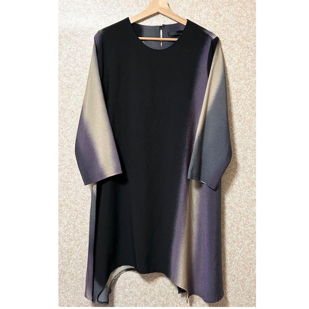 大きいサイズ 詩仙堂 BYHITOSHI チュニック ワンピース ちりめん 和柄