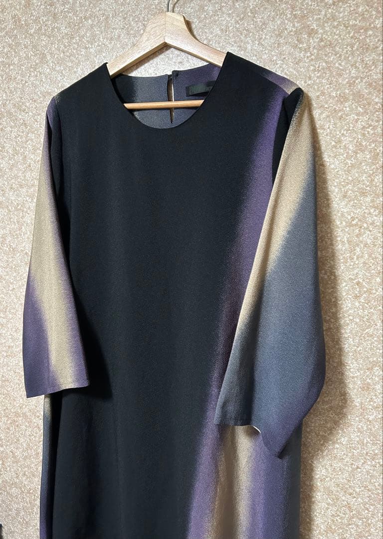 大きいサイズ 詩仙堂 BYHITOSHI チュニック ワンピース ちりめん 和柄