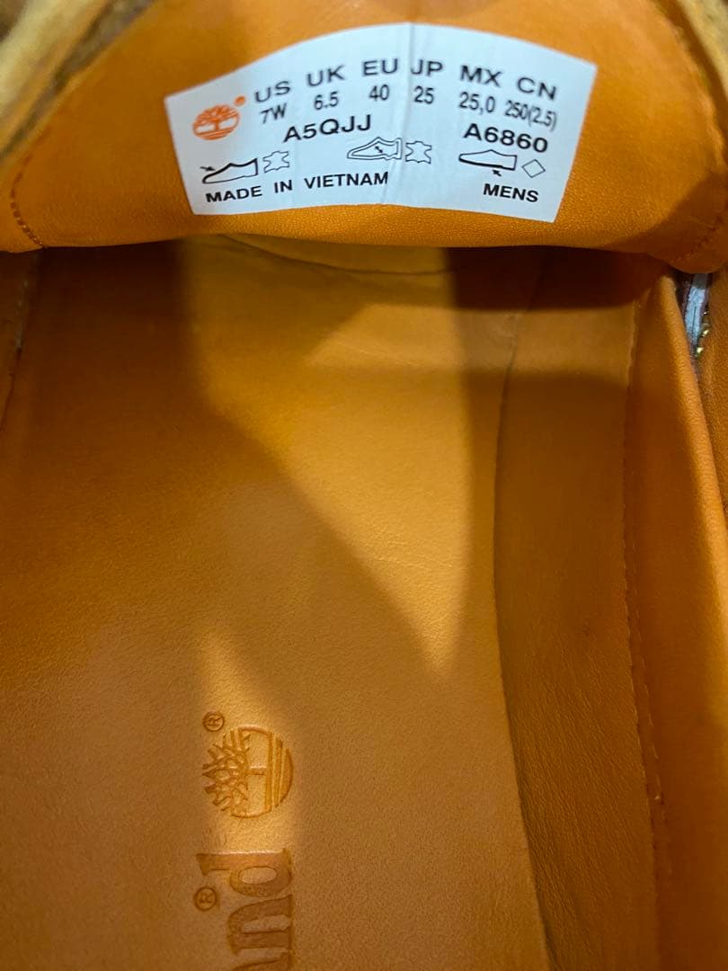 Timberland×UNITED ARROWS 3EYECLASSIC25cm