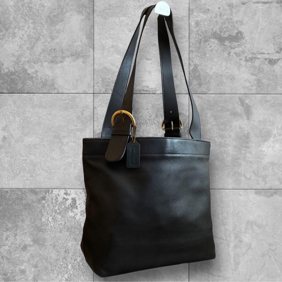美品 COACH オールドコーチ トートバッグ ハンド レザー 4140 本革