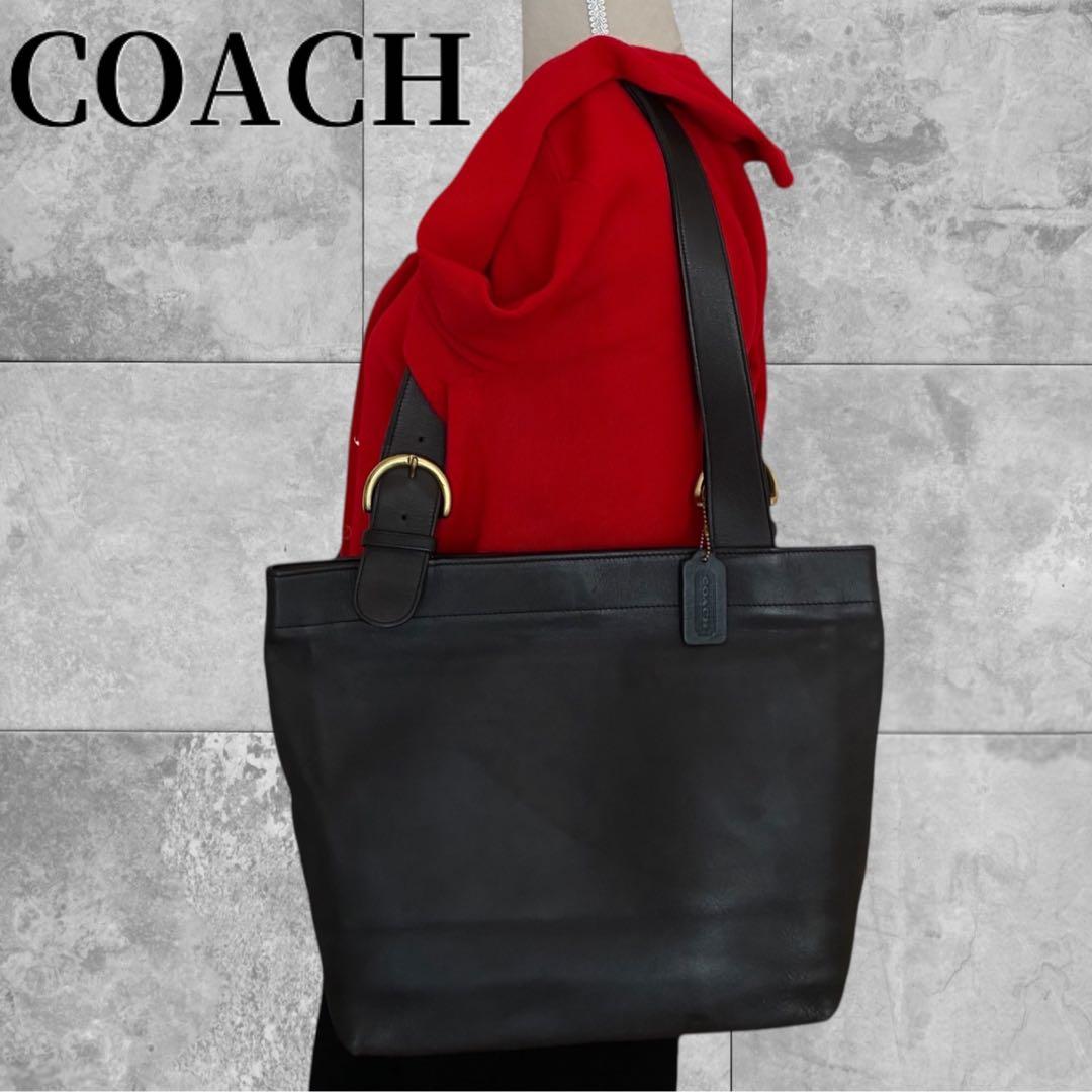 美品 COACH オールドコーチ トートバッグ ハンド レザー 4140 本革