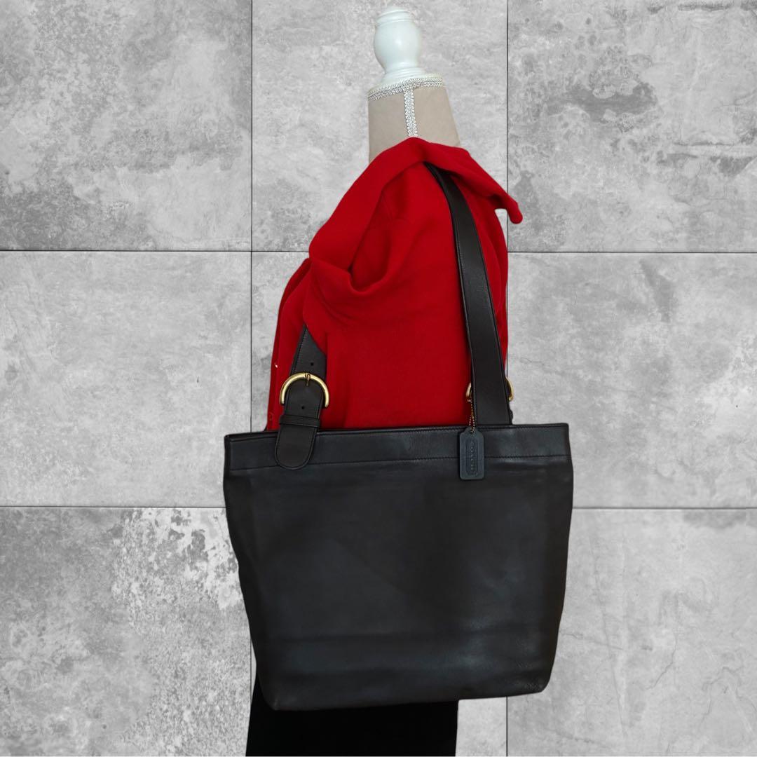 美品 COACH オールドコーチ トートバッグ ハンド レザー 4140 本革