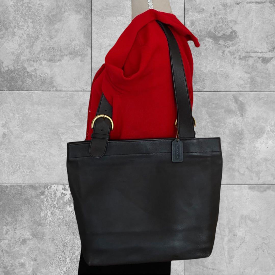 美品 COACH オールドコーチ トートバッグ ハンド レザー 4140 本革