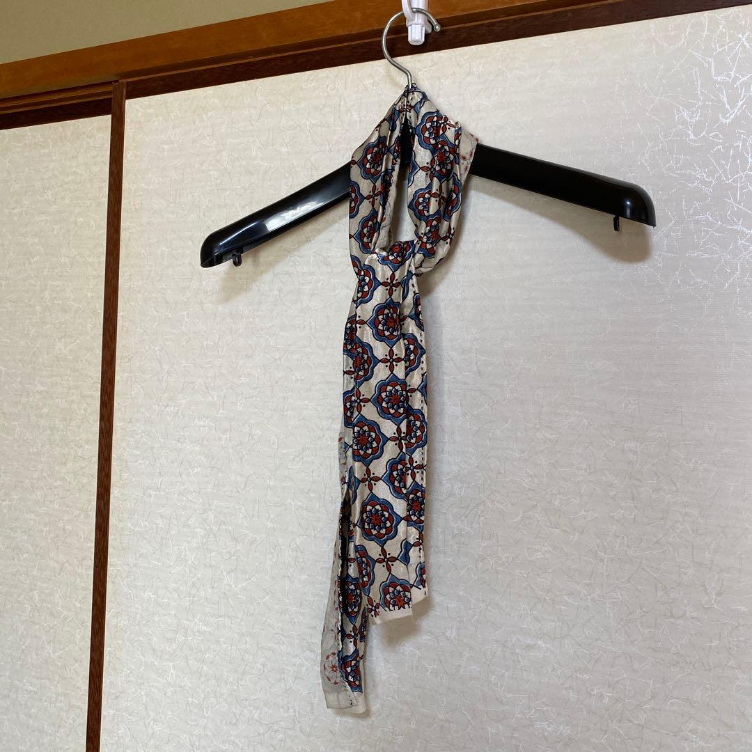 John Alexander Skelton 総柄レーヨンコットンスカーフ