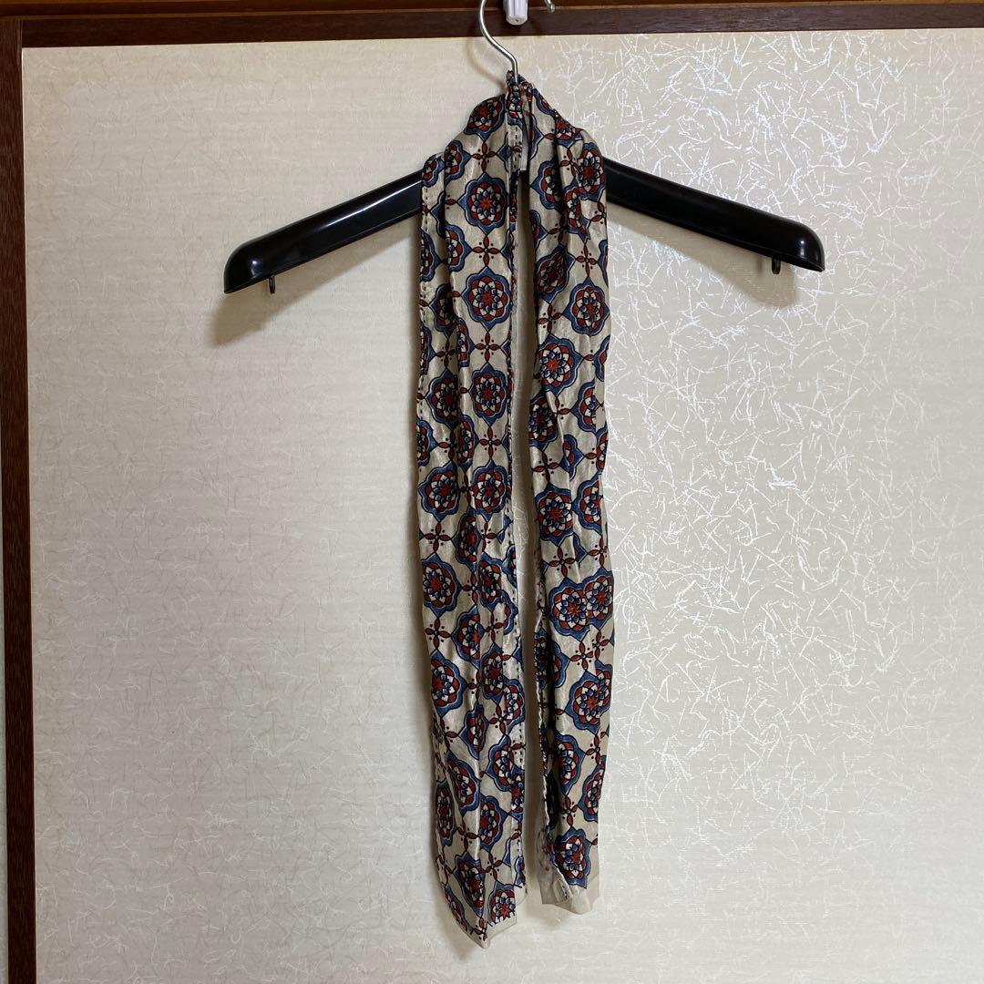 John Alexander Skelton 総柄レーヨンコットンスカーフ