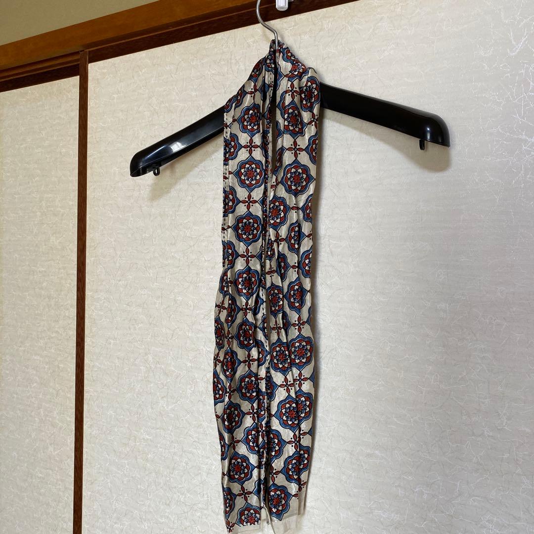 John Alexander Skelton 総柄レーヨンコットンスカーフ