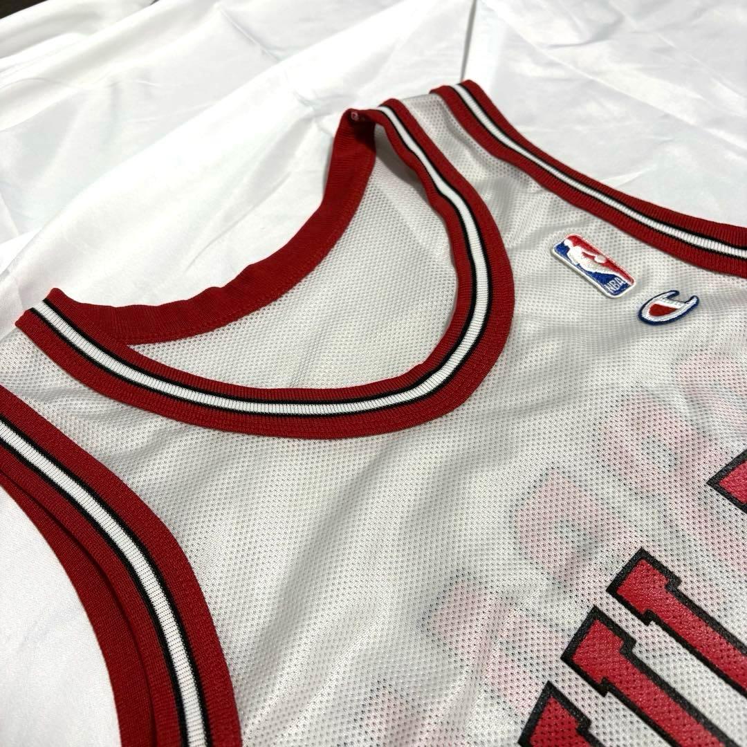 チャンピオン ブルズ マイケル・ジョーダン ゲームシャツ USA 90s 古着