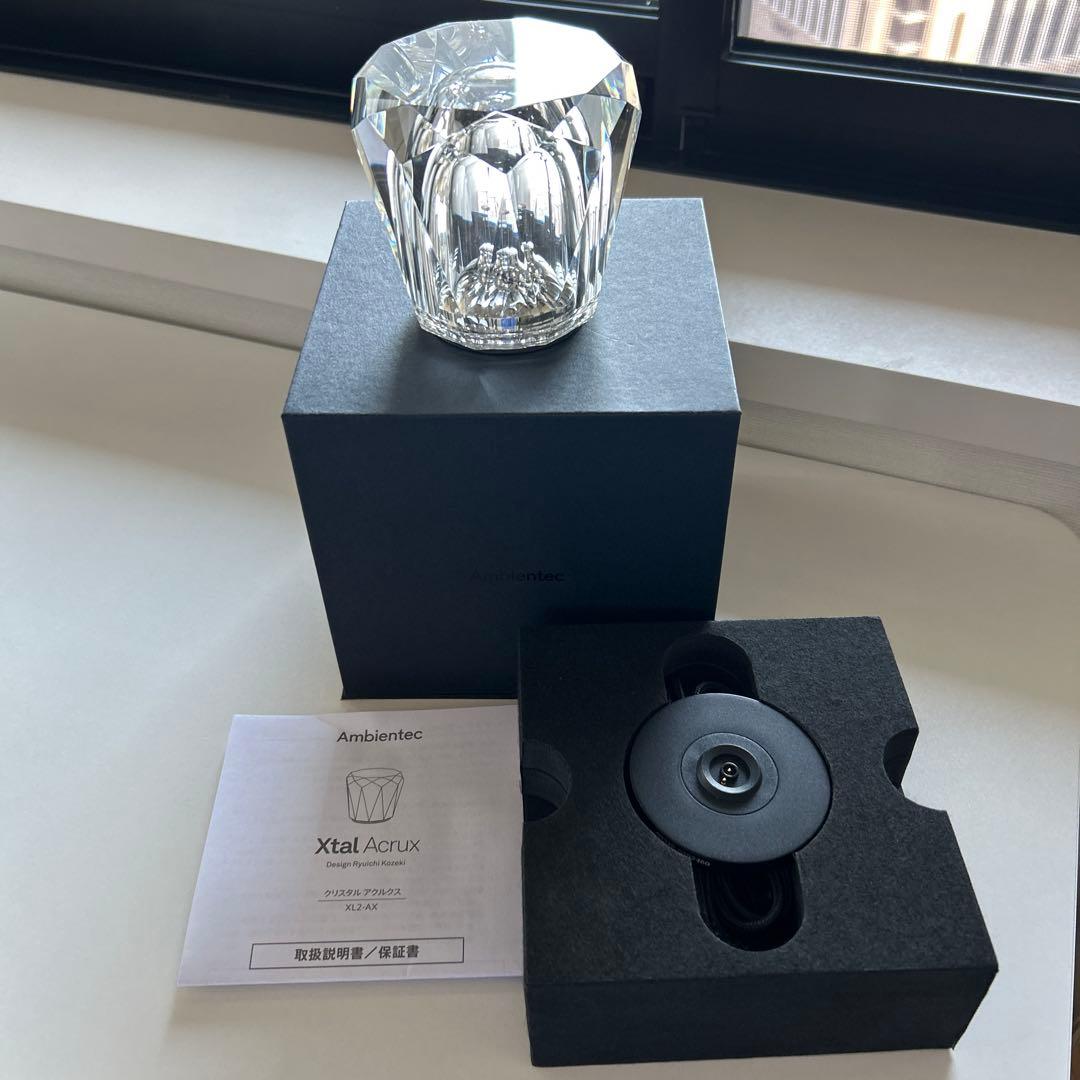 もも！クリスタル　アクルクス　照明　おしゃれ　卓上