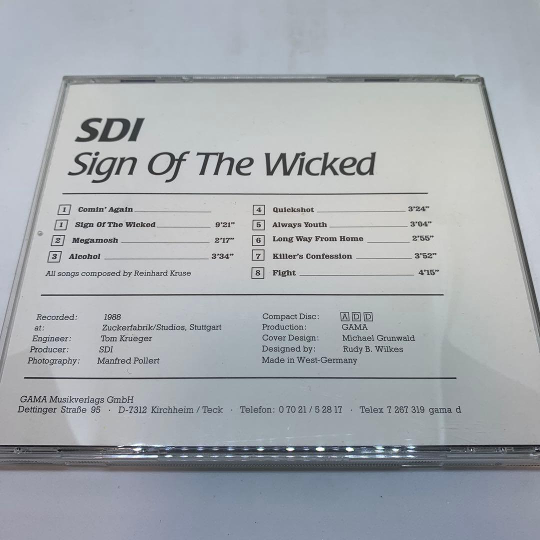 S.D.I. Sign Of The Wicked '88 スピードメタル