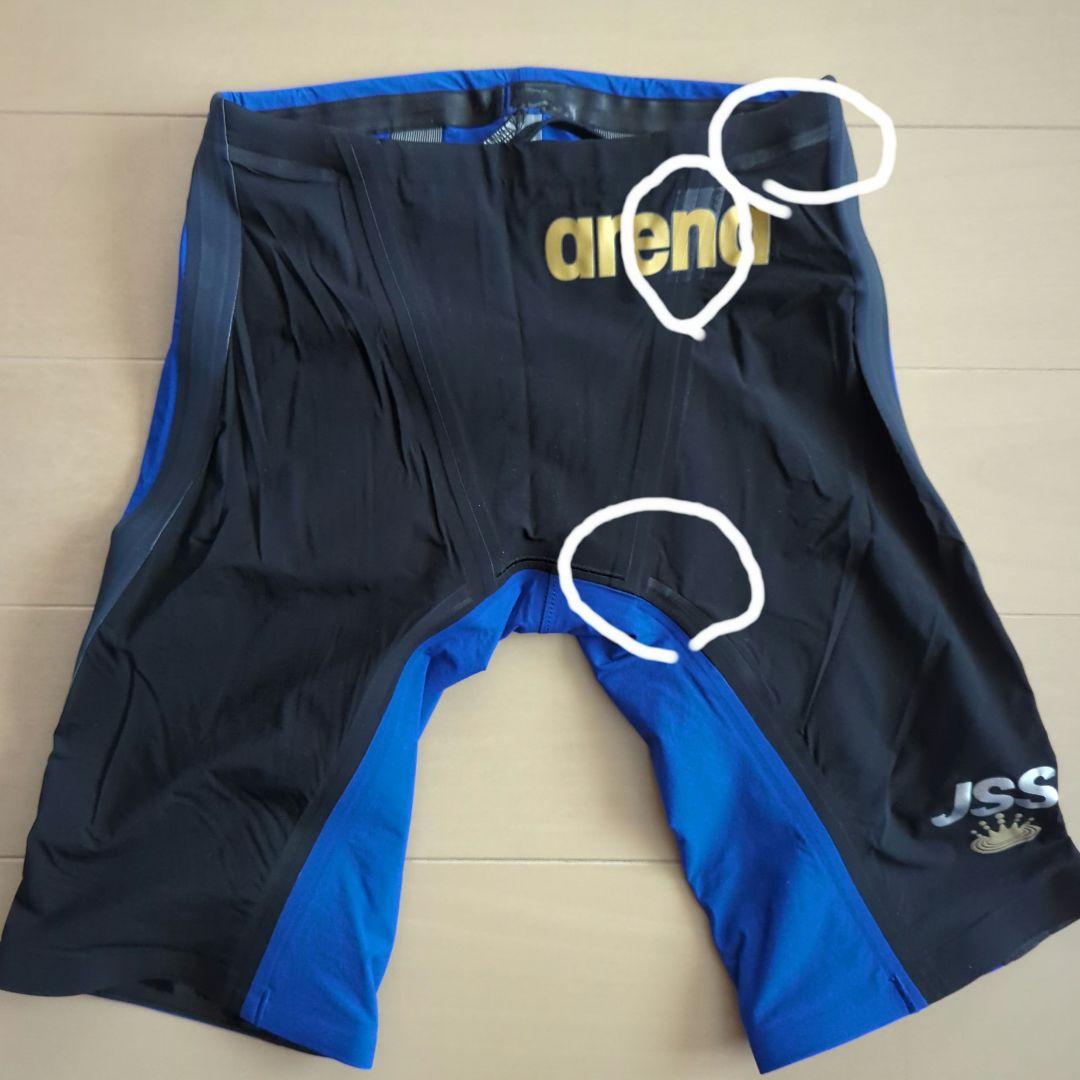 arena 競泳水着 JSS JO用　SSサイズ 黒/青