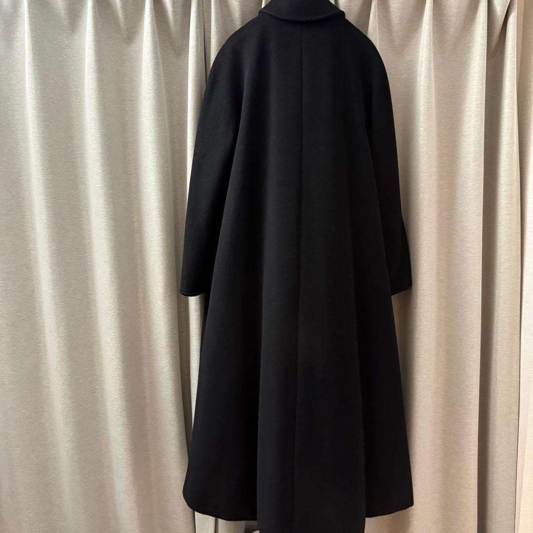 か*ゆ様 未使用タグ付◎MaxMara 白タグ マキシ丈コート カシミヤ混 ステ