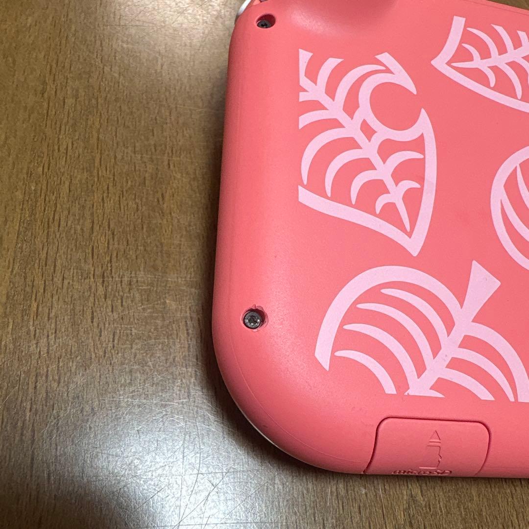Nintendo Switch Lite ピンク　ジャンク　あつ森デザイン