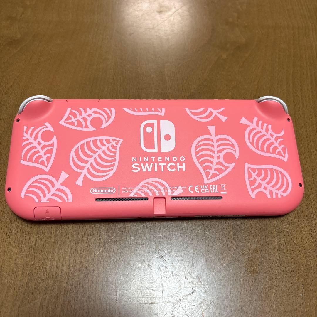 Nintendo Switch Lite ピンク　ジャンク　あつ森デザイン