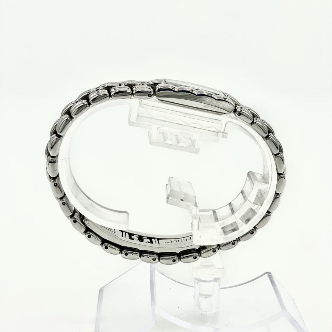 【稼働/新品電池】美品 フェンディ 660L 青文字盤 オロロジ QZ 腕時計