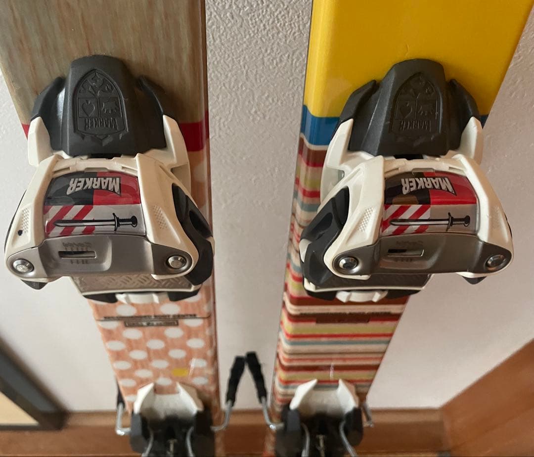 ROXY スキー板 148cm ストック付き95cm