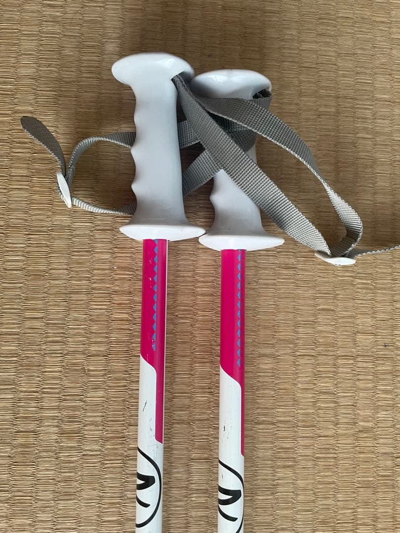 ROXY スキー板 148cm ストック付き95cm