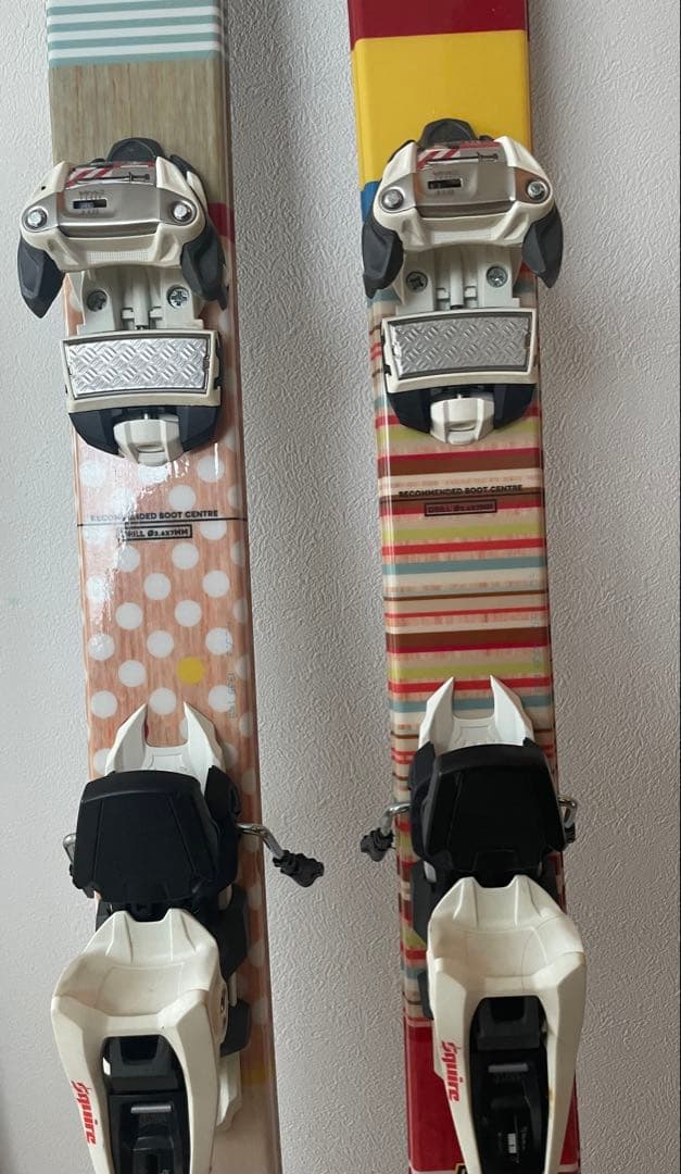 ROXY スキー板 148cm ストック付き95cm