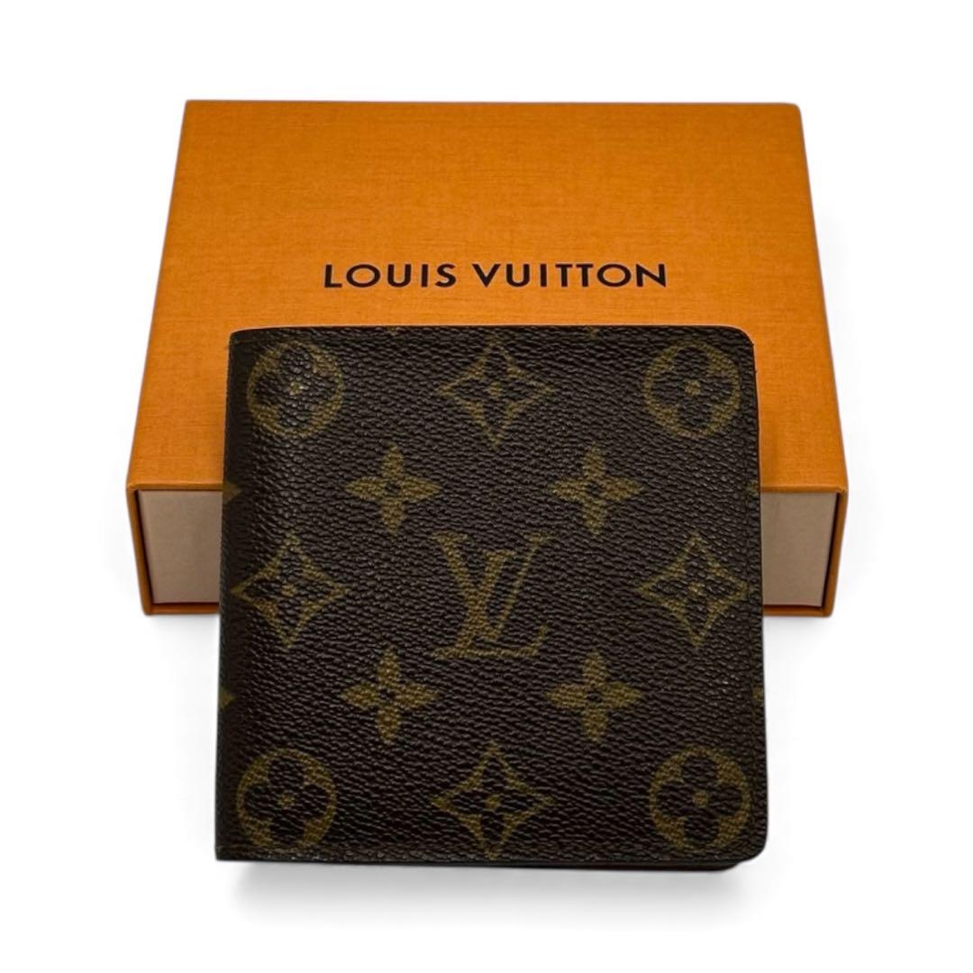 【美品】ルイヴィトン ポルトフォイユ マルコ 財布 モノグラム CA1902