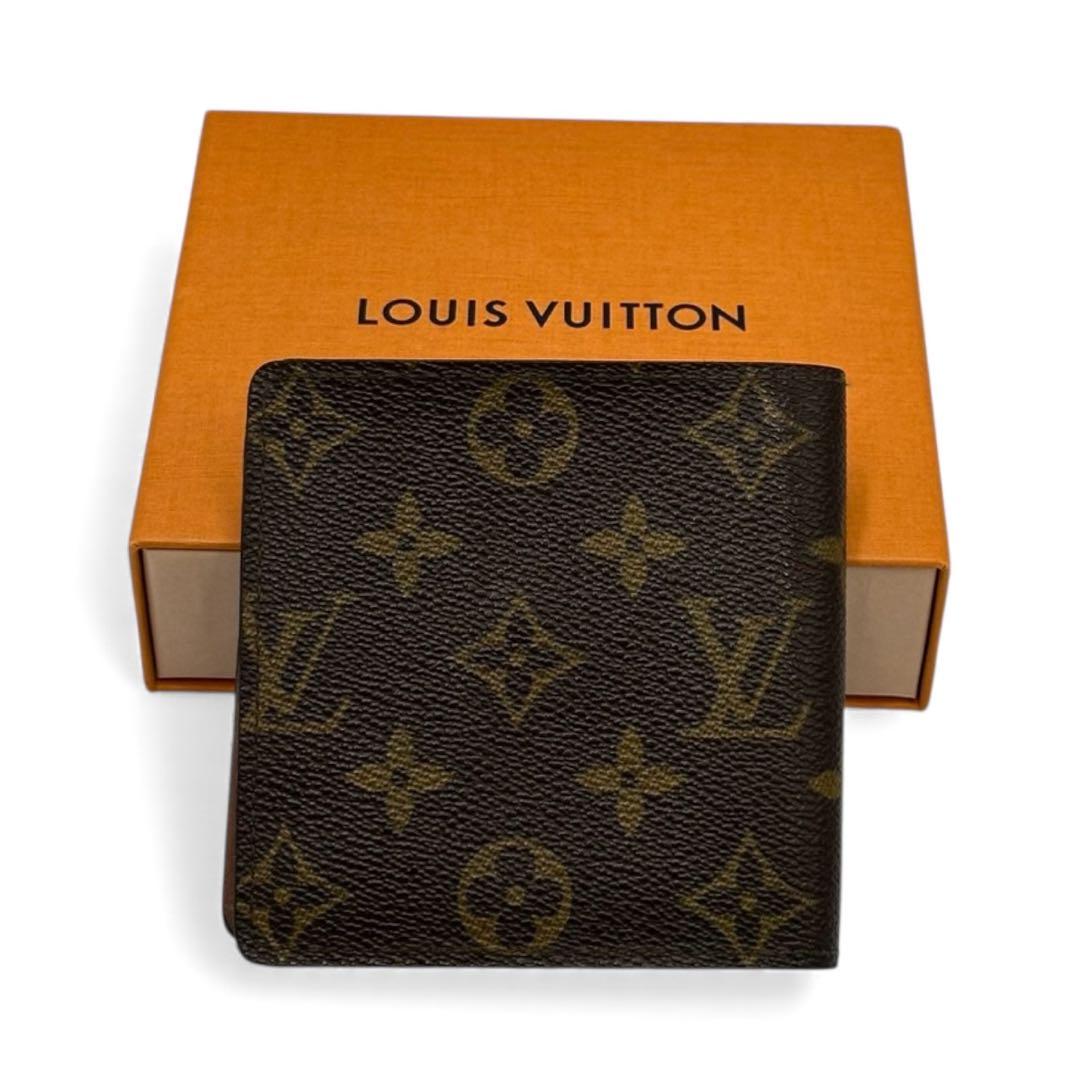 【美品】ルイヴィトン ポルトフォイユ マルコ 財布 モノグラム CA1902