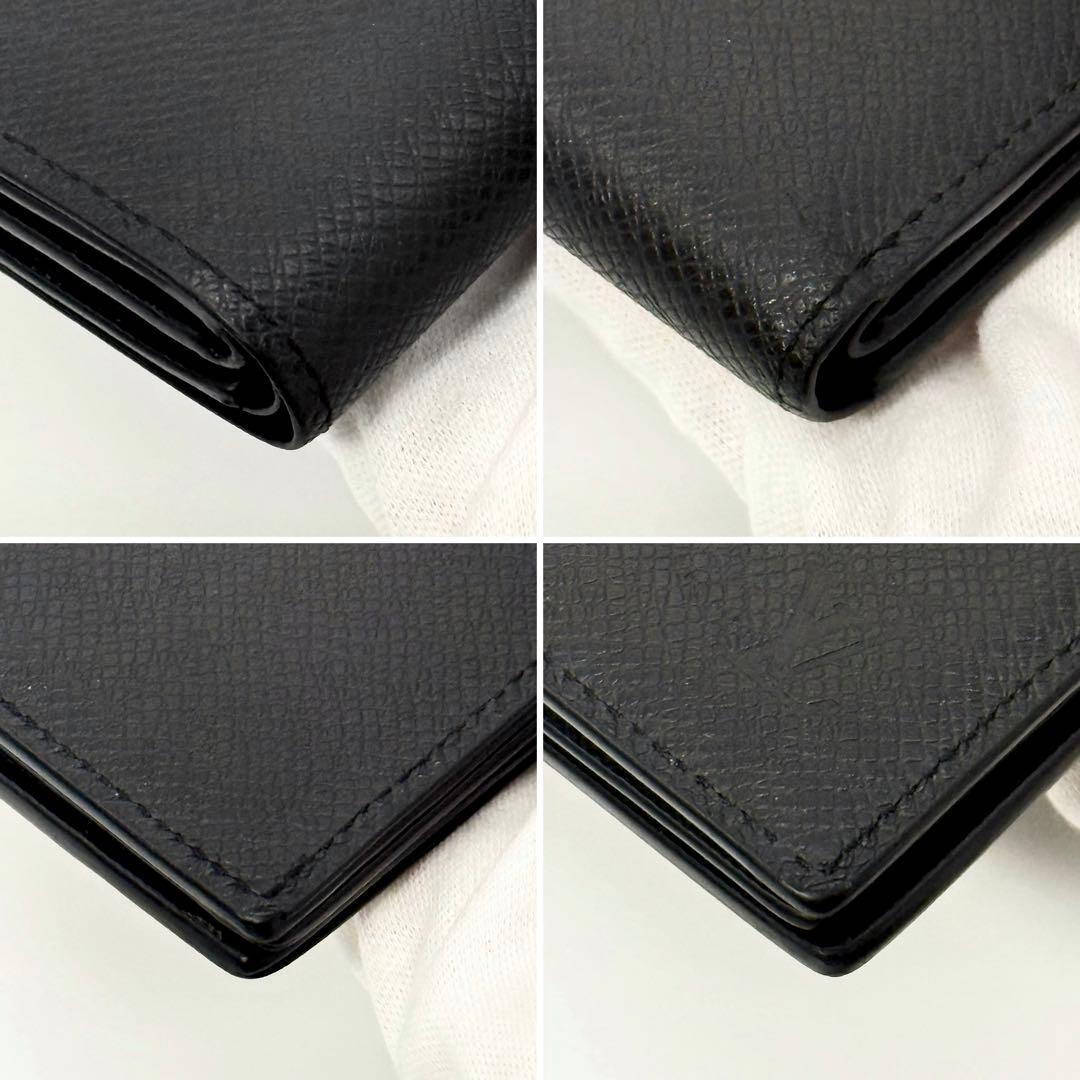 超極美品 IC内蔵 現行モデル✨ルイヴィトン タイガ アメリゴ 二つ折り財布 黒