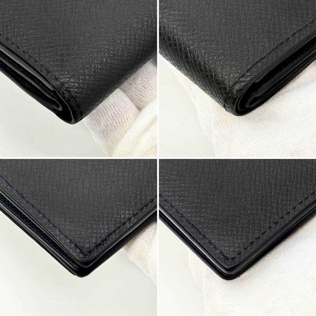 超極美品 IC内蔵 現行モデル✨ルイヴィトン タイガ アメリゴ 二つ折り財布 黒