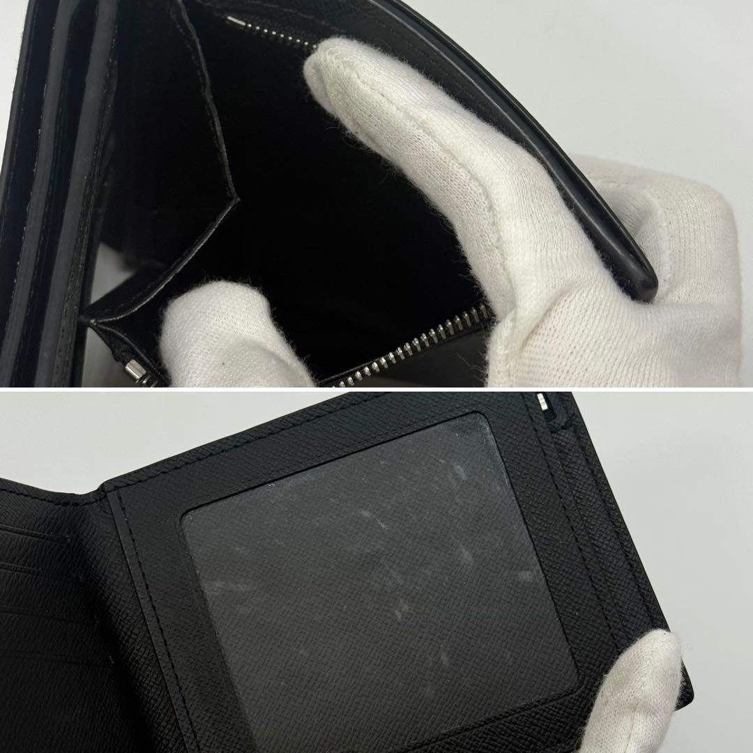 超極美品 IC内蔵 現行モデル✨ルイヴィトン タイガ アメリゴ 二つ折り財布 黒