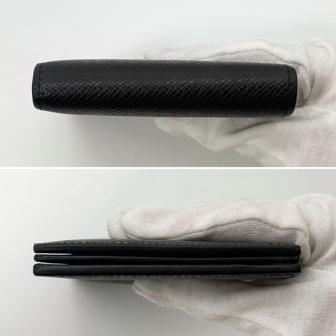 超極美品 IC内蔵 現行モデル✨ルイヴィトン タイガ アメリゴ 二つ折り財布 黒