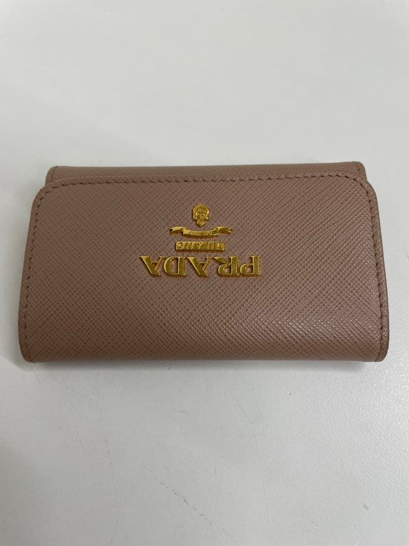 ［9354］PRADA プラダ　4連　キーケース