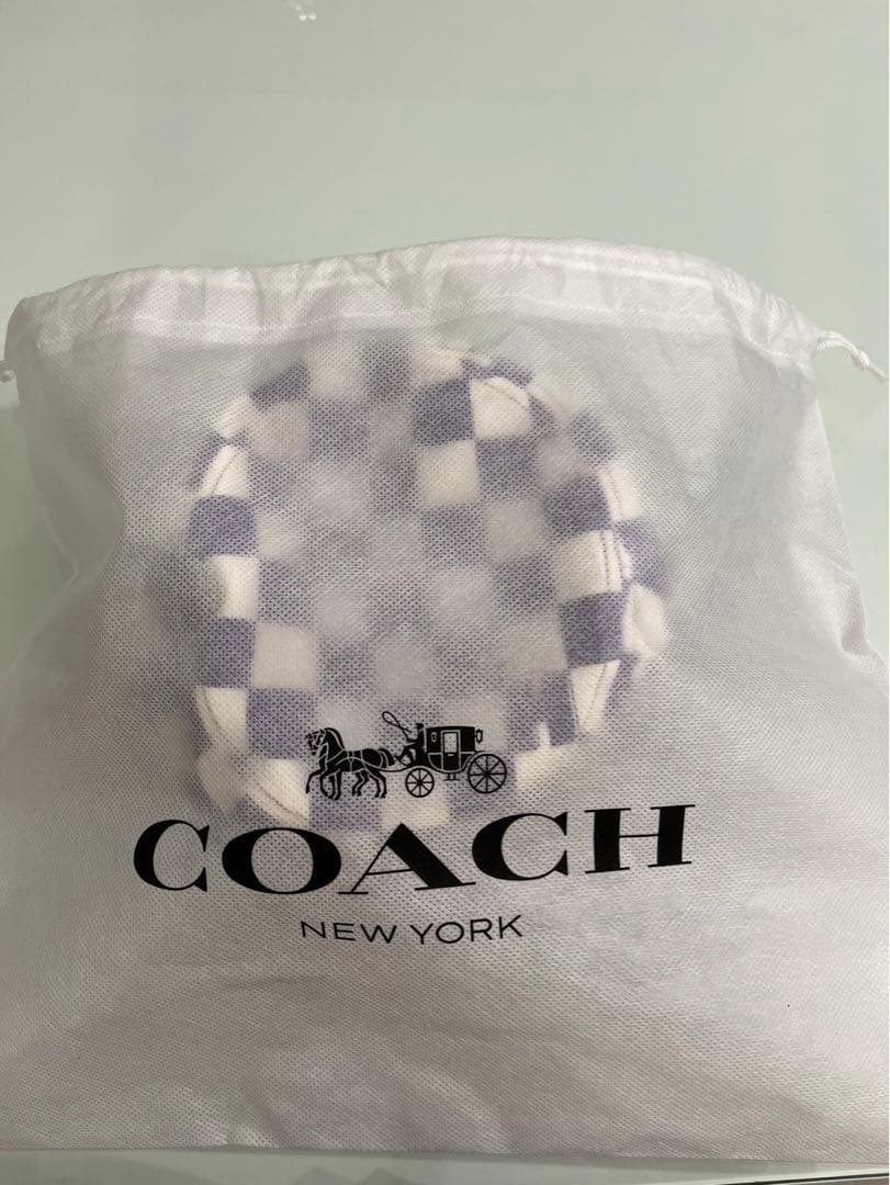 【新品本物】COACHコーチバケットハットチェッカー帽子キャップシグネチャー限定
