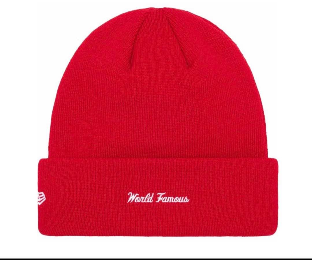 New Era® Box Logo Beanie Red 赤色