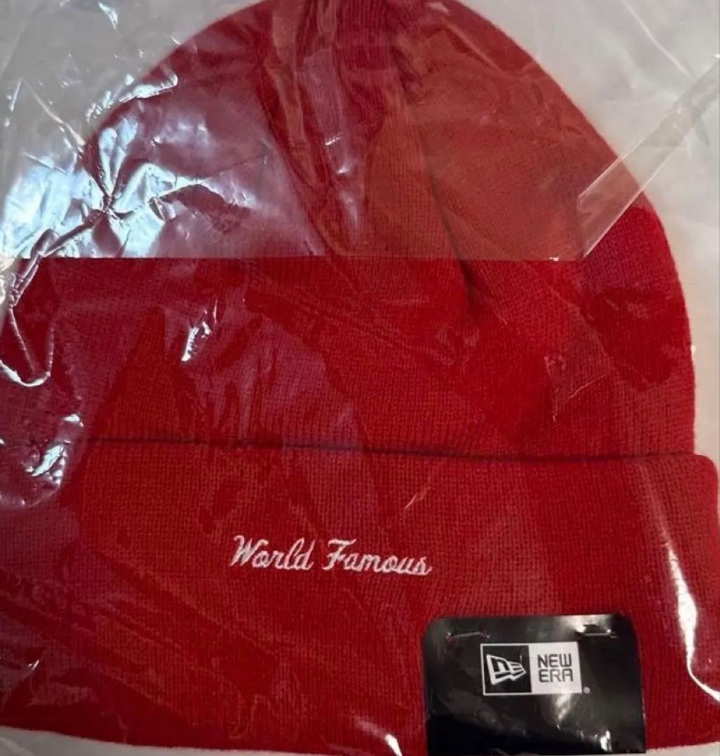 New Era® Box Logo Beanie Red 赤色