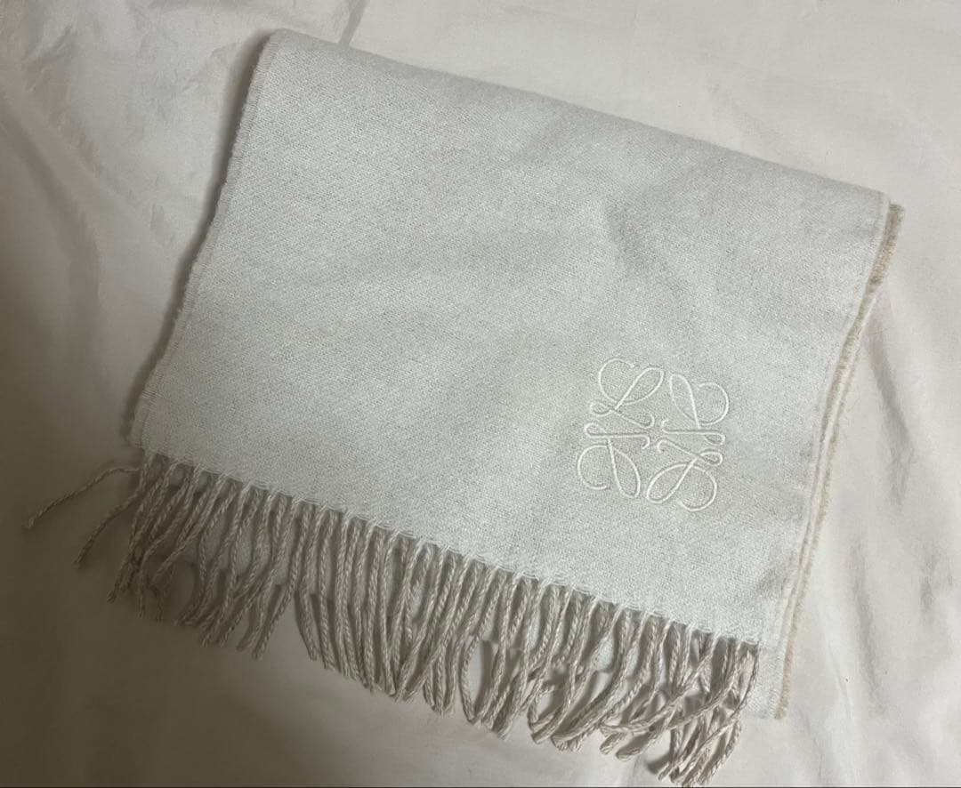 ロエベ/ LOEWE/バイカラー　リバーシブルマフラー