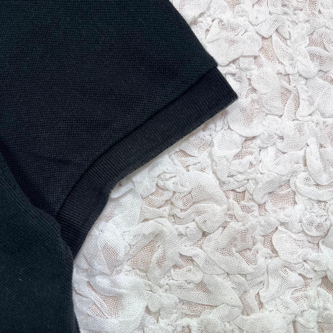 『大人気』　ヒステリックグラマー ポロシャツ　ヒスガール　刺繍ロゴ　黒　【L】