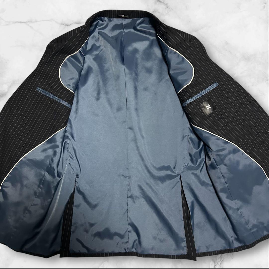 美品　大きいサイズBB8　スーツセレクト　オルタネイトストライプ　ビジネススーツ