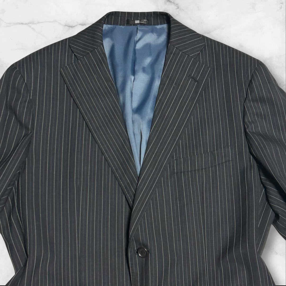 美品　大きいサイズBB8　スーツセレクト　オルタネイトストライプ　ビジネススーツ
