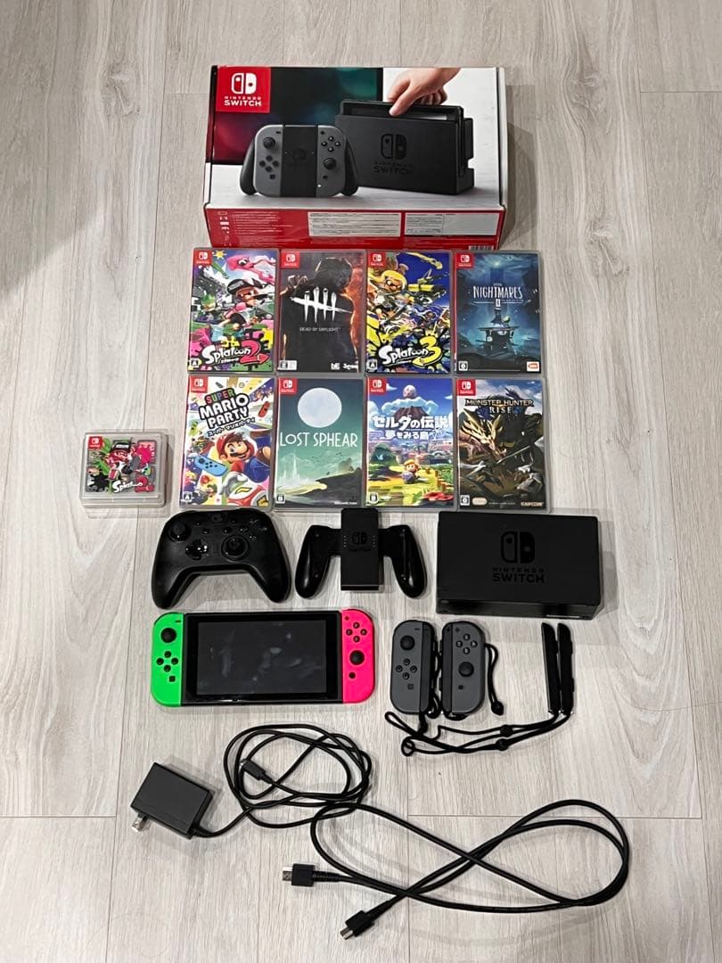 NintendoSwitch 本体＋ソフト12個＋各種コントローラーセット