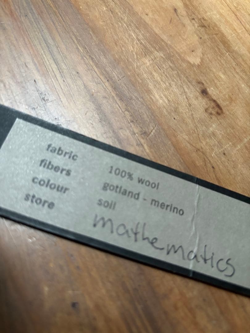 BIEK VERSTAPPEN 100%WOOL unisex 大判ストール