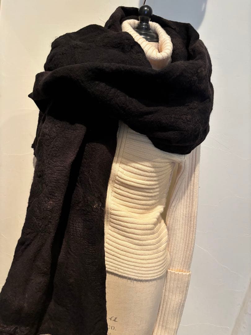 BIEK VERSTAPPEN 100%WOOL unisex 大判ストール