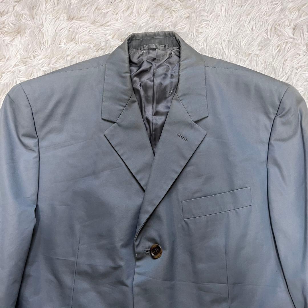 ルイヴィトン セットアップ スーツ 3釦 ブルー コットン XL 50
