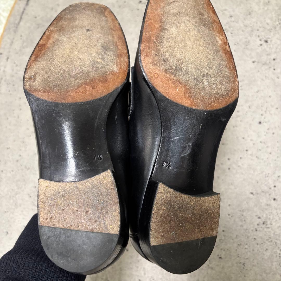 けまま☆美品☆ダブルエイチ☆ビットローファー☆ブラック　西口モデル