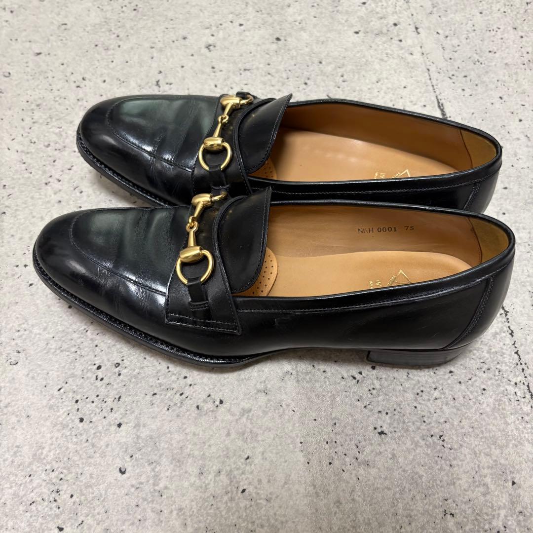 けまま☆美品☆ダブルエイチ☆ビットローファー☆ブラック　西口モデル