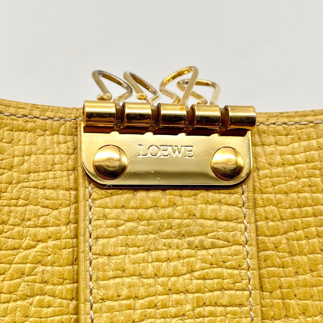 LOEWE・ロエベ・キーケース・イエロー・コンパクト