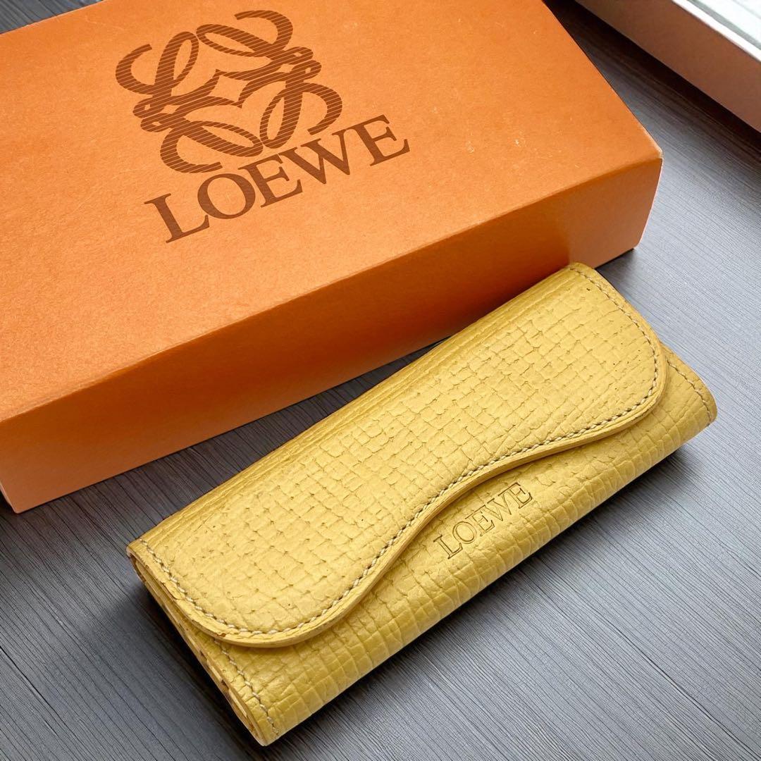 LOEWE・ロエベ・キーケース・イエロー・コンパクト