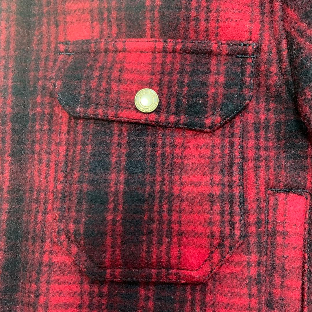【極美品】ウールリッチ　ハンティングジャケット　S　チェック　総柄　イタリア製