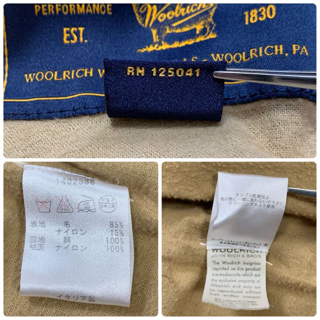 【極美品】ウールリッチ　ハンティングジャケット　S　チェック　総柄　イタリア製