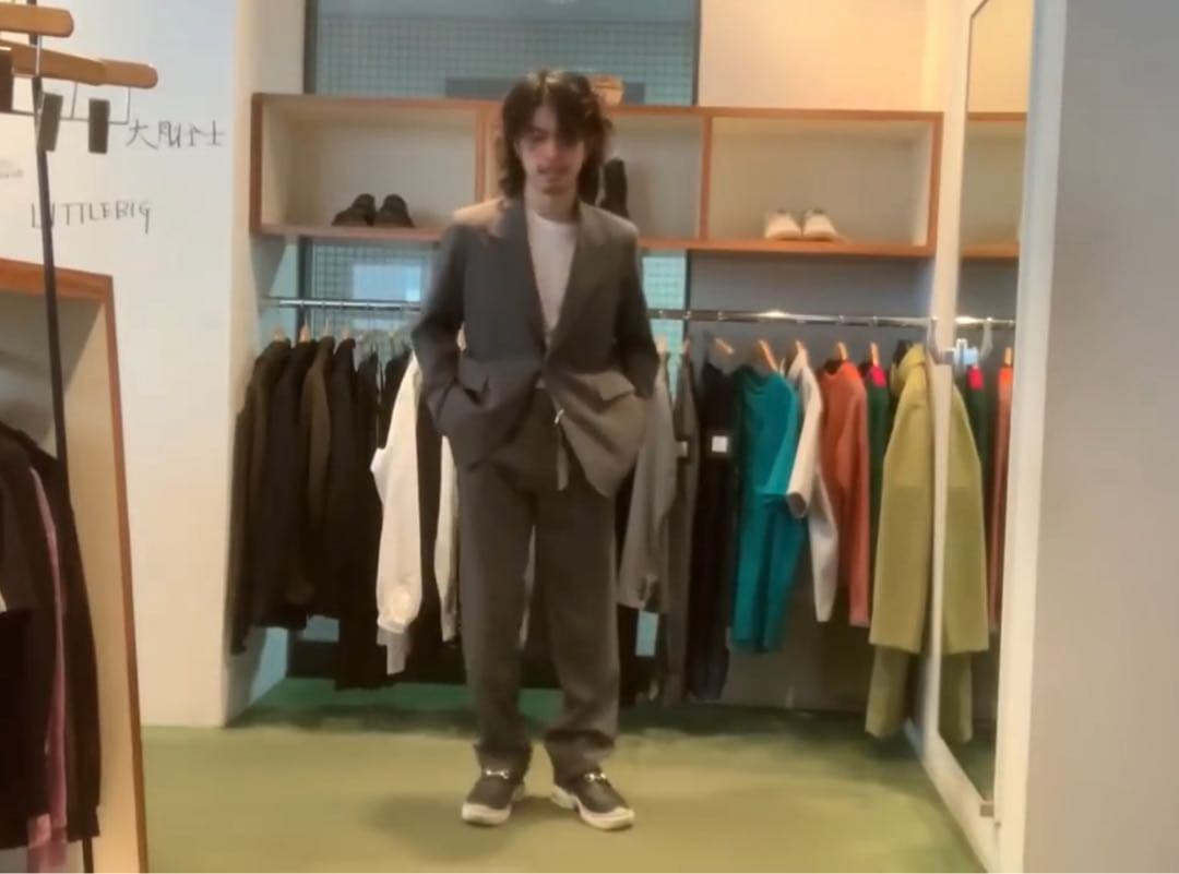 S*k様 kudos 20ss セットアップ チャコールグレー