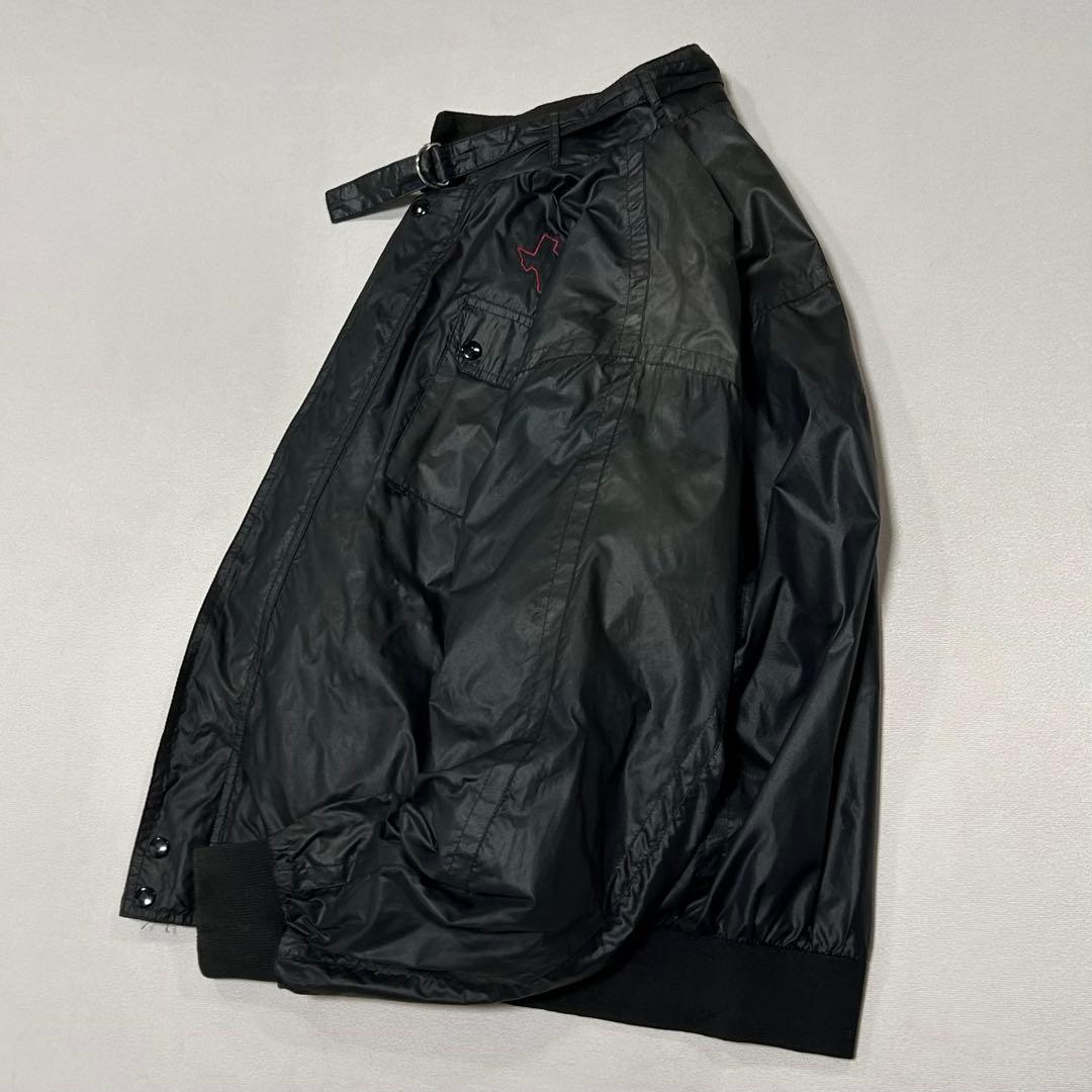 t*k様 90s Vintage ナイロン ボンバージャケット フェード 企業ロ