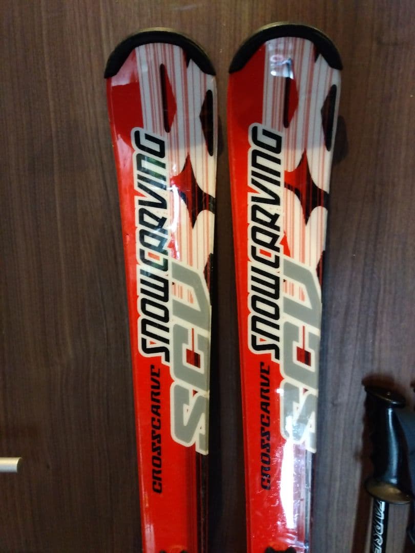 お買い得‼️CARVING/男女兼用/スキーセット・メンテ・WAX済み✔